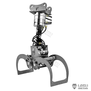 LESU 1/14 Aoue-956 RC Hydraulic Excavator Metal Mechanical Claw Hydraulic Pliers Bucket