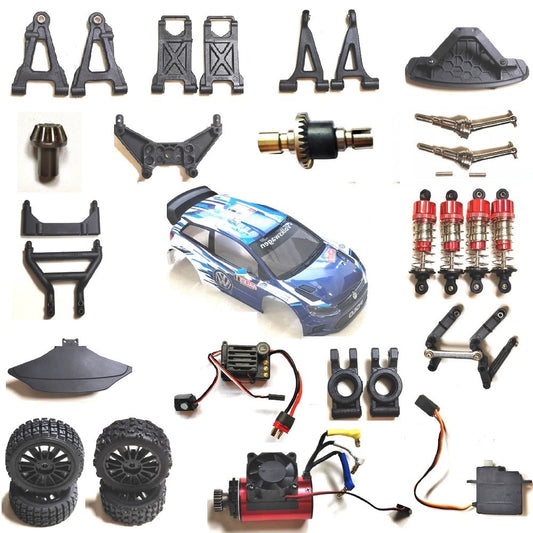 MJX 14304 POLO 1/14 Rc Car Accessories Housing Shock Absorber Tire