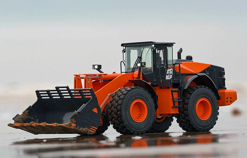 JDMODEL JDM-198 1/14 Remote Control Hydraulic Loader ZW370 LOADER with light sound RT