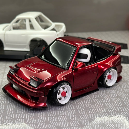 MUSHU TG TT 1/24 Rc Drift Car 3D PRINT WHITE Shell Wheelbase 70-73MM