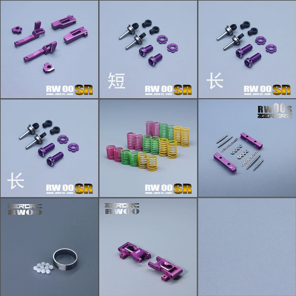 ZERORC RW00SR MR/AWD OP 1/24 Rc Drift Car Full Op Sets