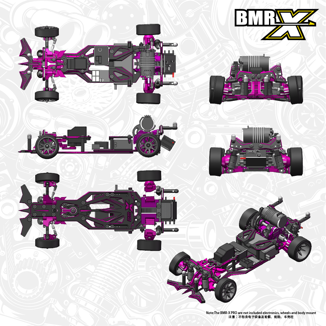 BMRC BMRX EVO 1/24 Rwd  Rc Drift Car KIT