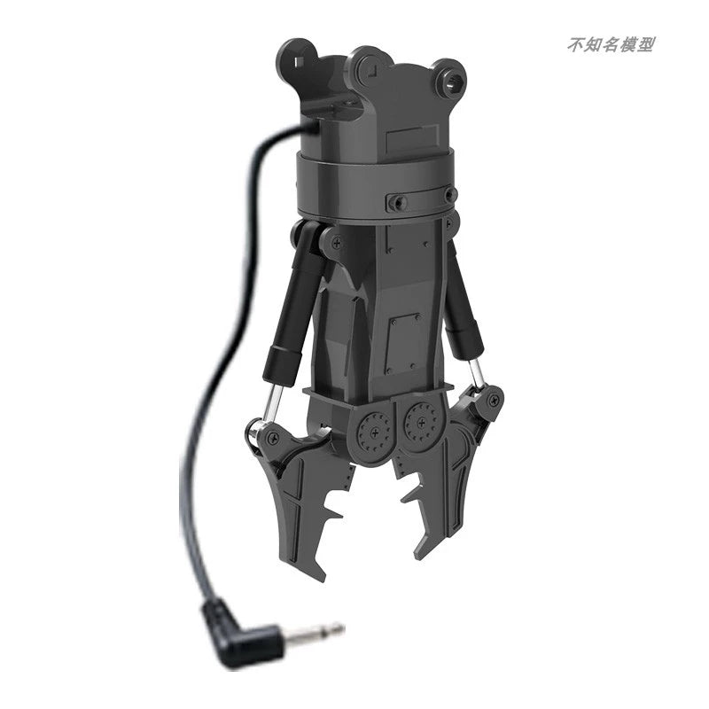 Huina 592 593 594 580 Rc Excavator Metal Accessories Quick Change Clip Grab Wood Breaker Coupler