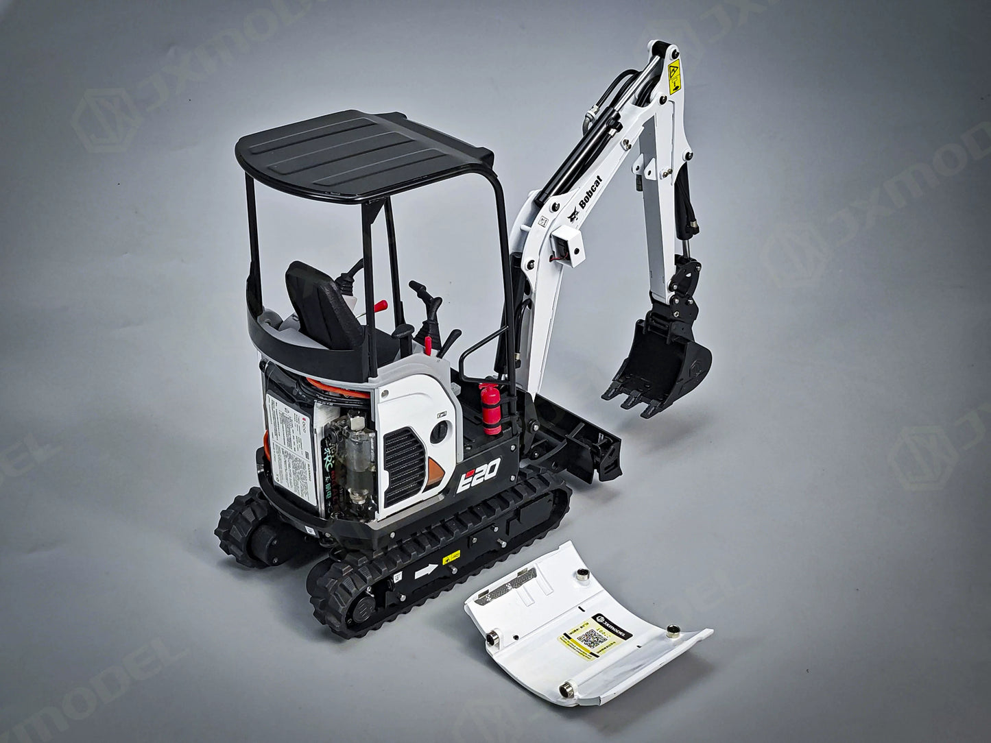 JXMODEL JX-E20-V2.0 RC Micro Desktop Metal Hydraulic Excavator RTR