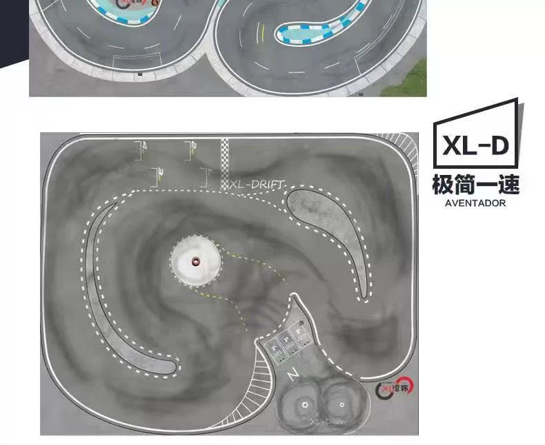 XL DRIFT TURBO RACING NEZ 1/64 1/76 RC DRIFT CAR Specially Designed Small Size Track