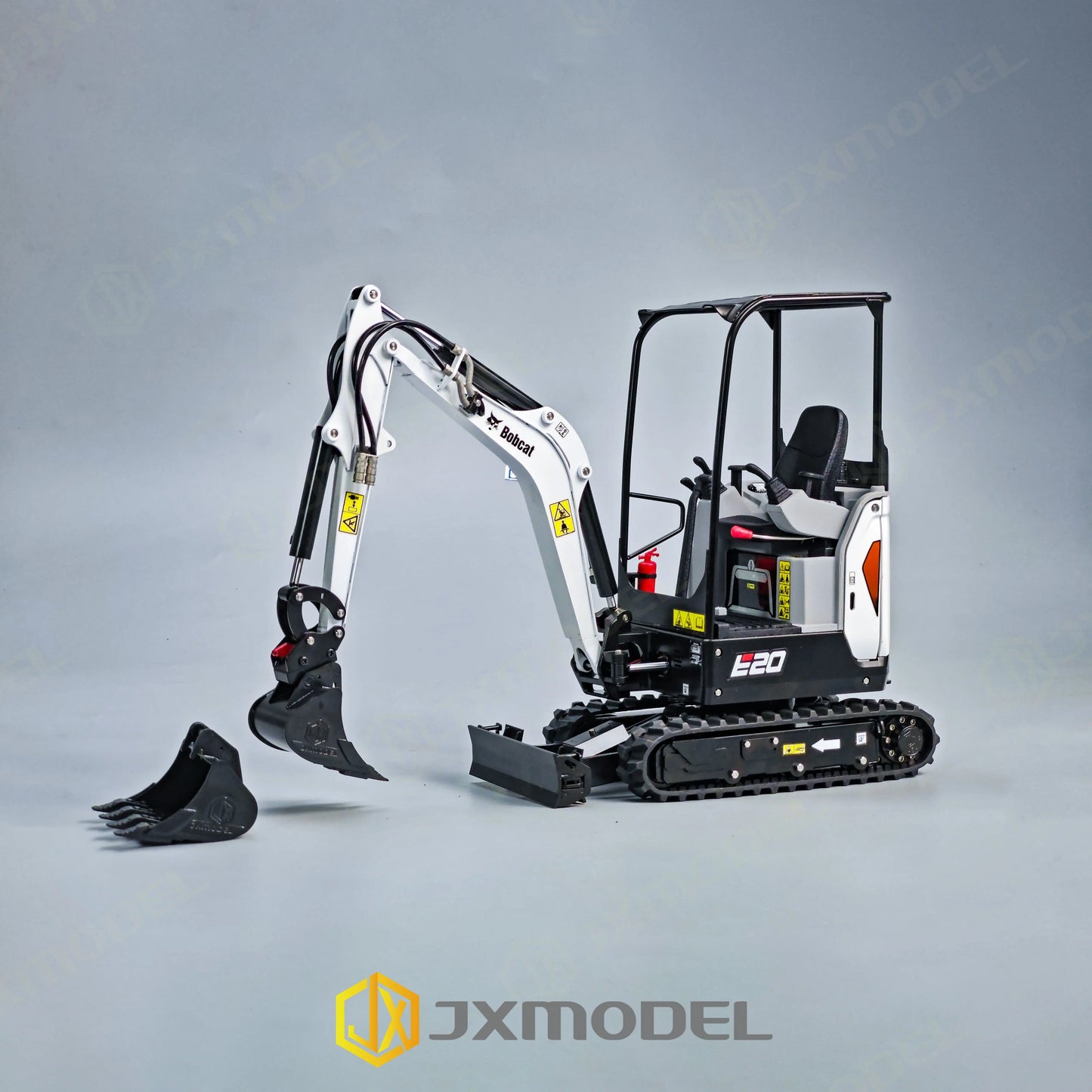JXMODEL JX-E20-V2.0 RC Micro Desktop Metal Hydraulic Excavator RTR