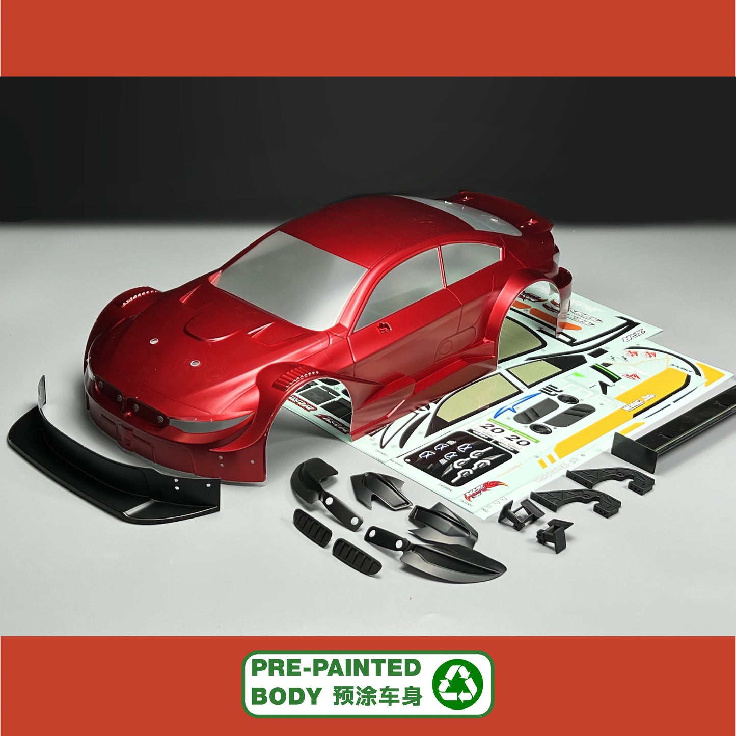 KKPIT 1/8 ZQR Racing Rc Car Kit Arr KRL-RS 360MM Wheelbase
