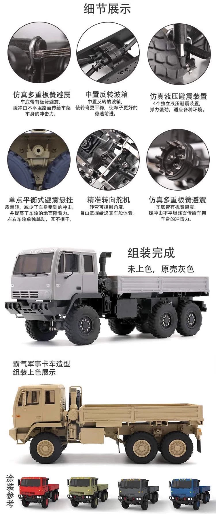 Orlandoo Hunter OH 1:32 M02 6X6 RC TRUCK  KIT