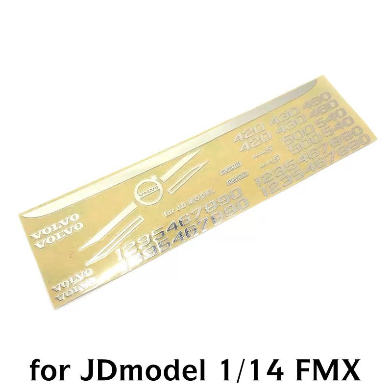 KAYA 1/14 JXMODEL FMX DOUBLE E FMX RC TRACTOR TOY STICKER 172