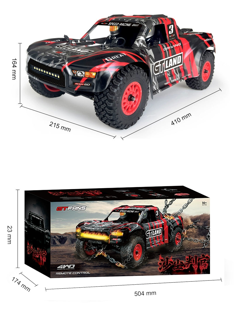 GTFANS M607 1/12 4wd Brushless RC CAR 2S 70KM/H RTR