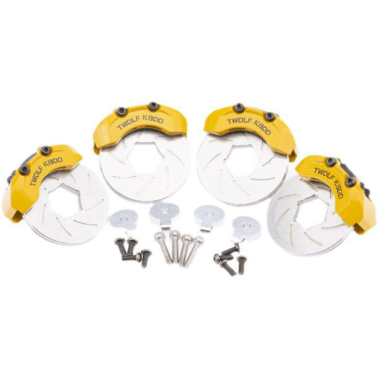 TWOLF M715 Rc Car Metal Simulation Disc Brake 4pcs