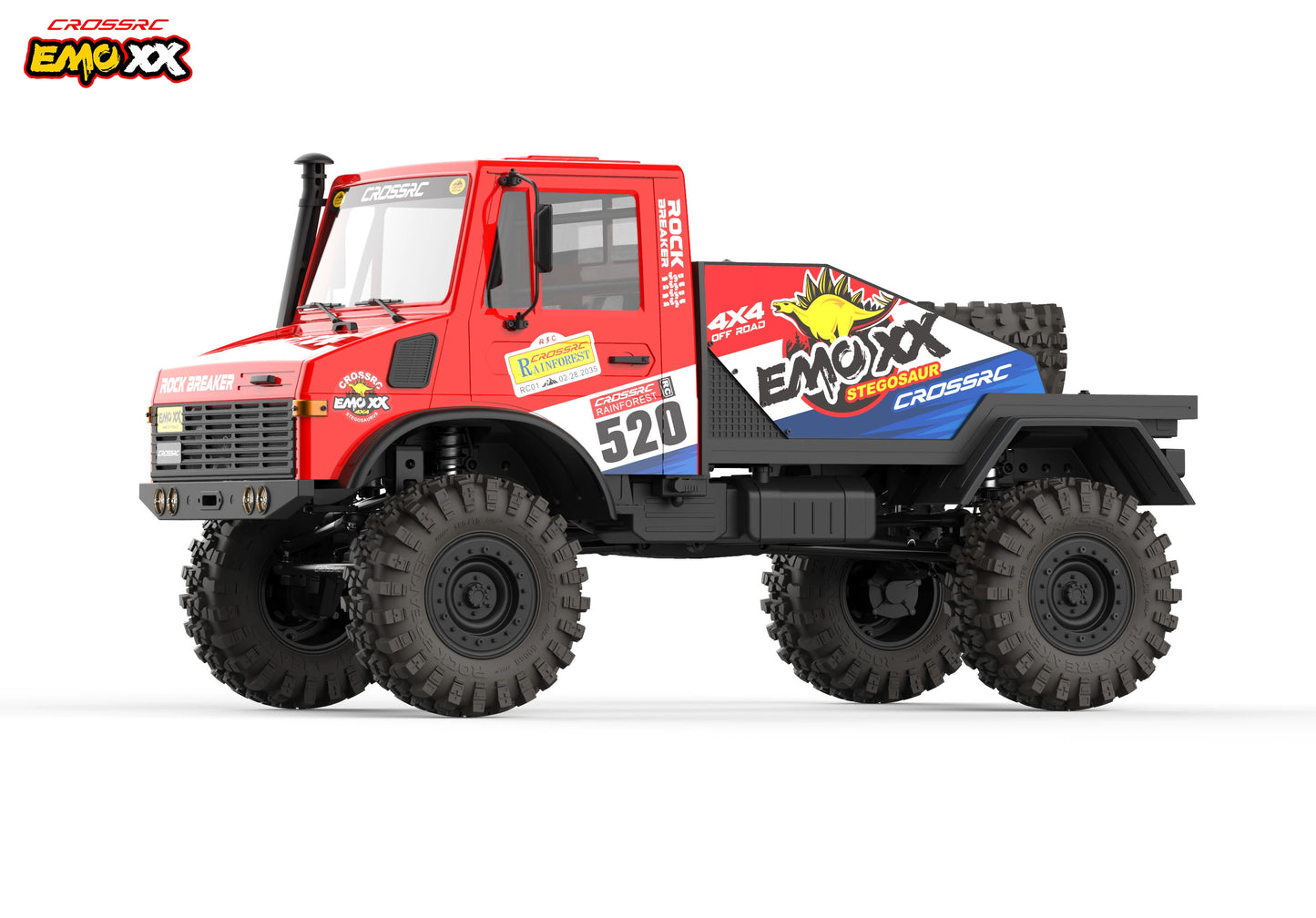 CROSSRC 1/6 Dinosaur Brontosaurus Stegosaurus EMOXX Rc Car ARTR RTR