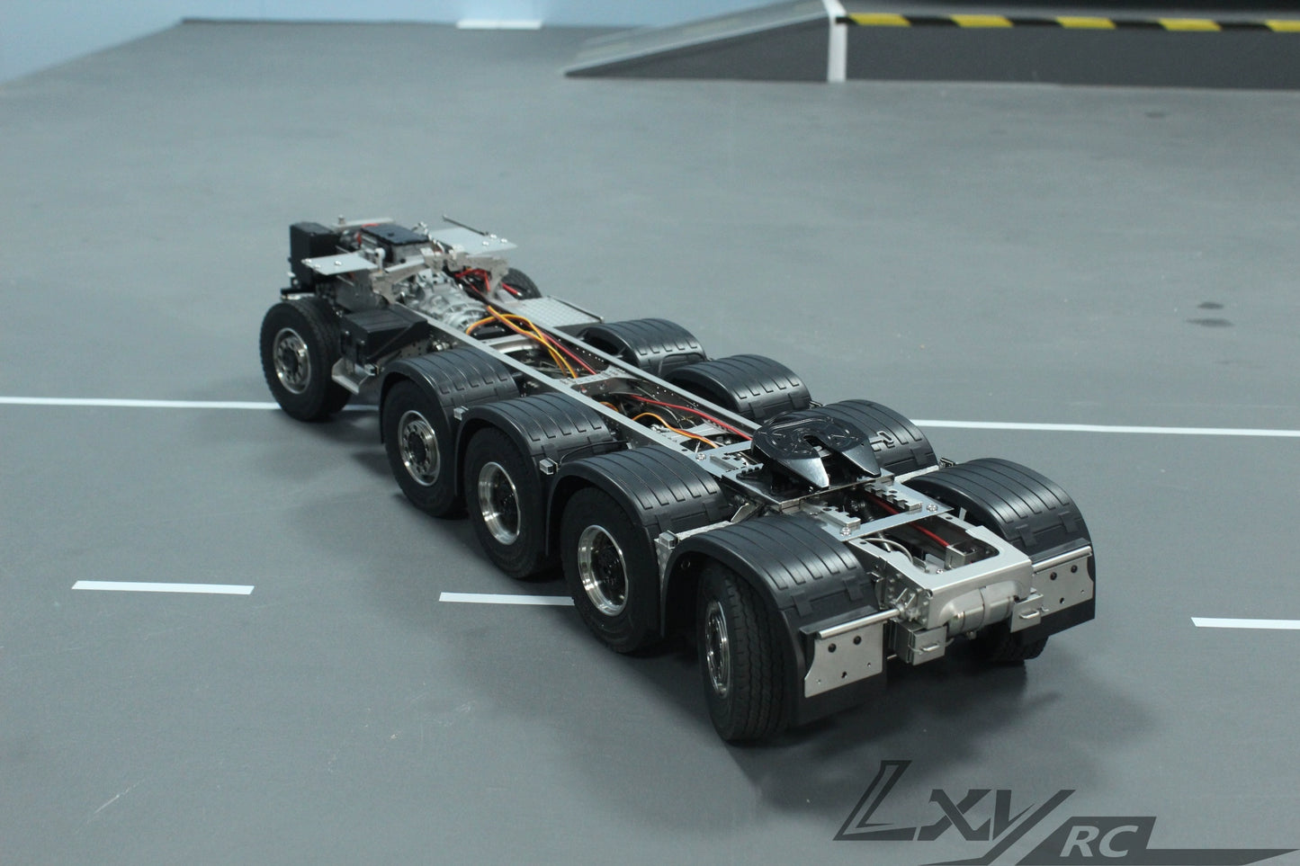 Lxy Tamiya 1/14 RC SCANIA 770S 10X10 Metal Chassis Assembly