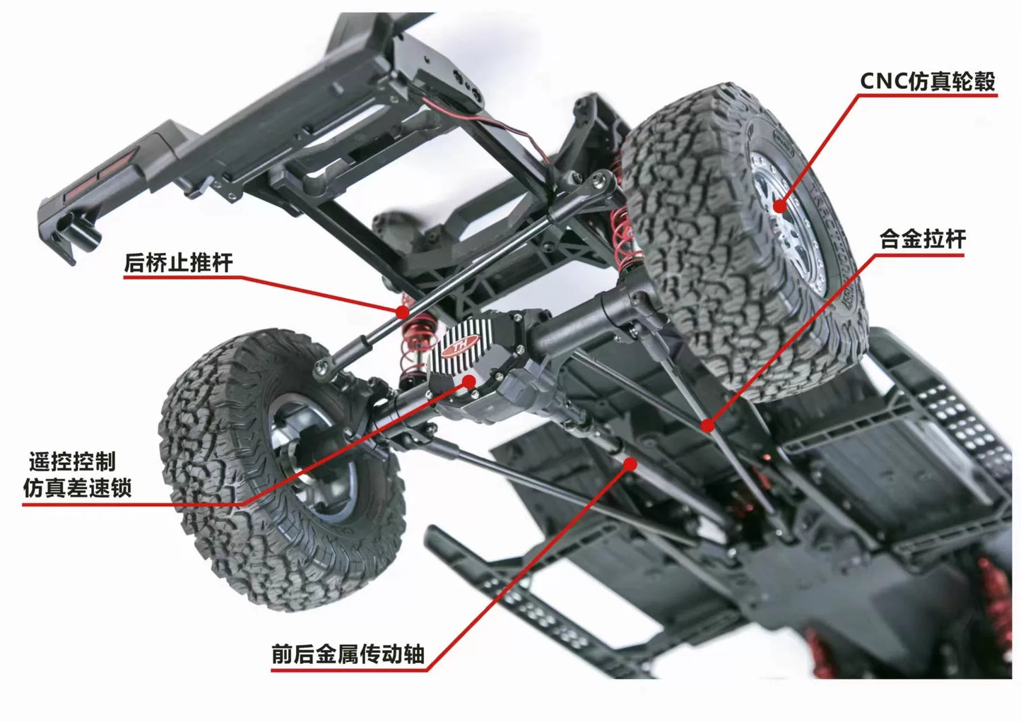 TRACTION HOBBY KM F150 1/8 Raptor F150 Pickup BRUSHED Remote Control Car  RTR
