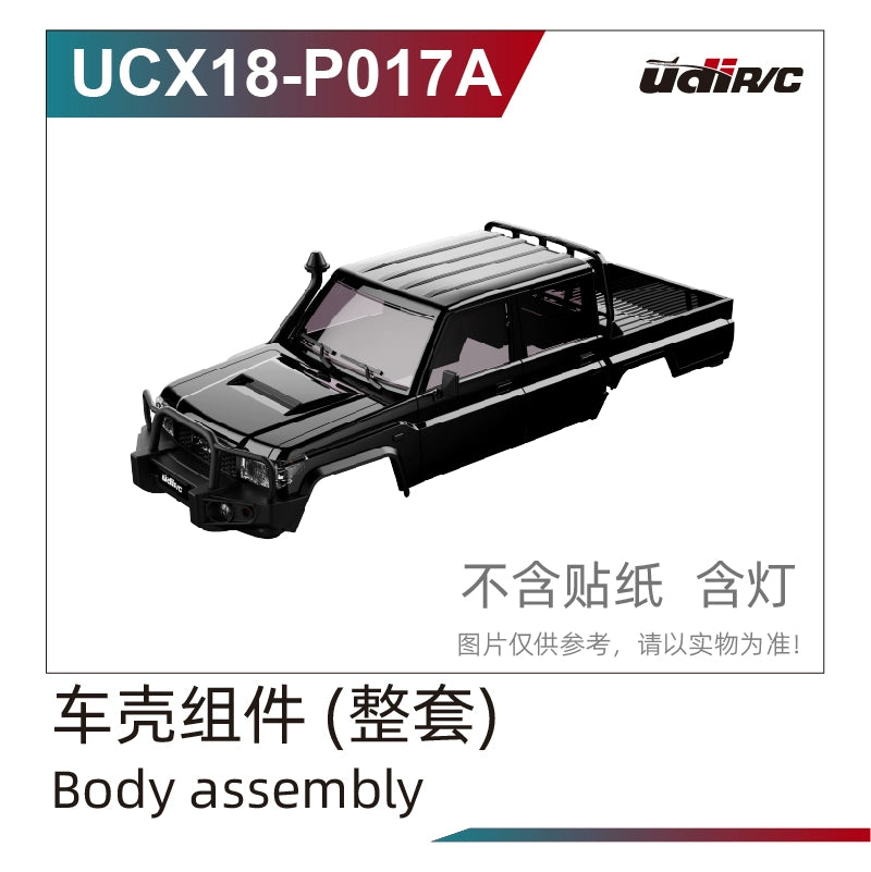 UDIRC UCX1801 1/18 LC79 Rc Car Original Parts