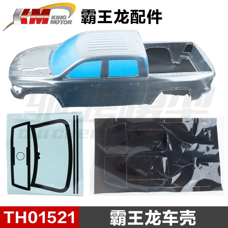 Traction Hobby KM RAM 1500 1/8 4wd Rc Car Original Parts Tires Differential Collision Avoidance Shock Absorption TH01496