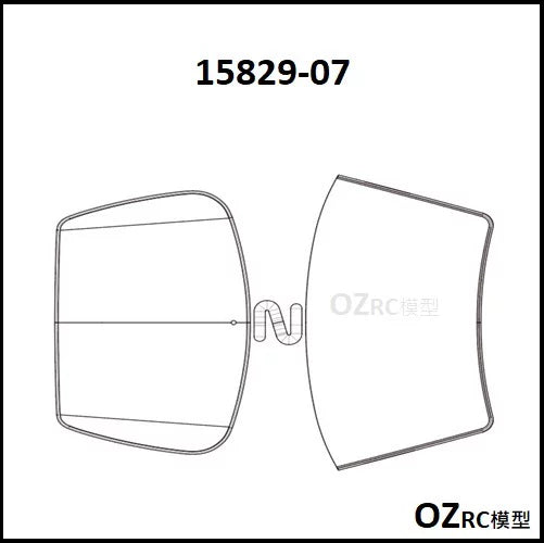 CAPO CD15829 GTR R34 1/8 Rc Car Plastic Parts