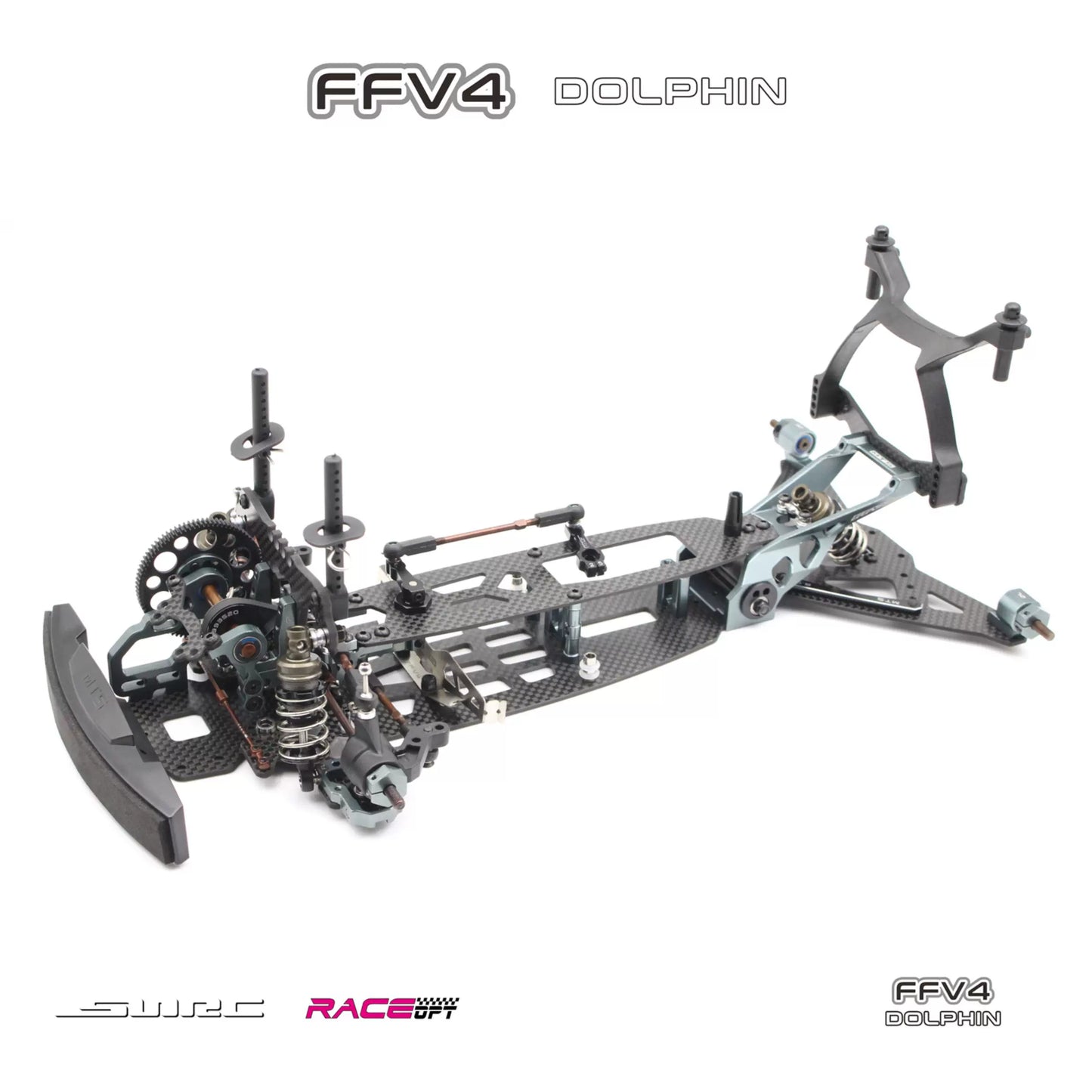 SNRC MTS FFV4 Dolphin 1/10 RC Car Frame kit