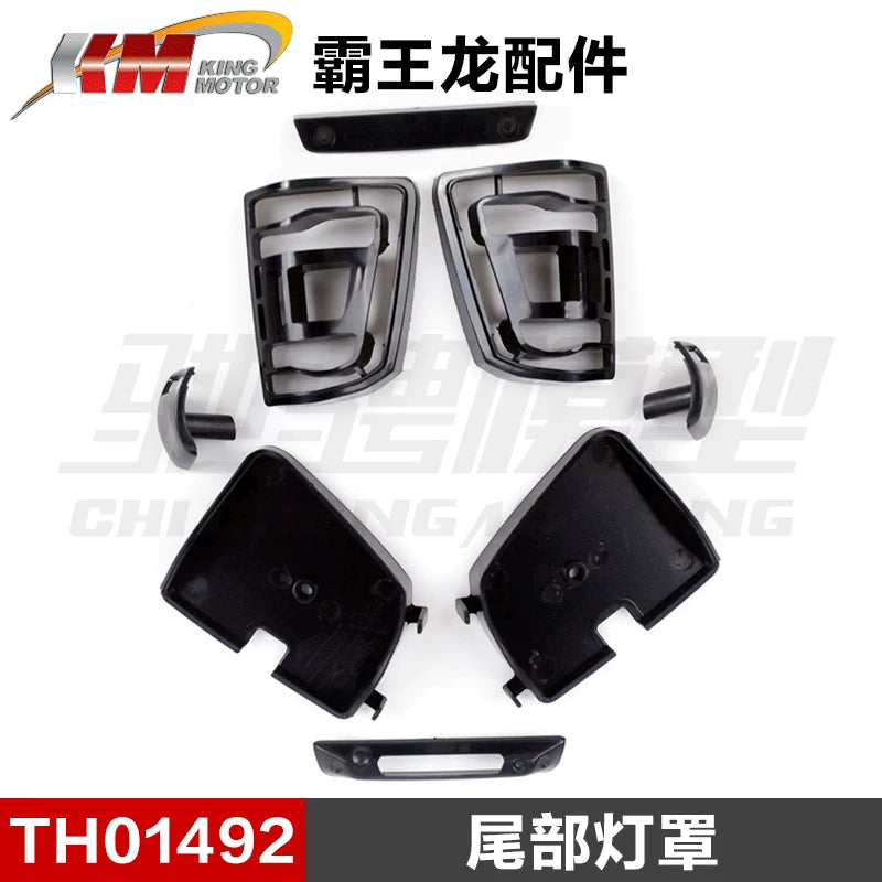 Traction Hobby KM RAM 1500 1/8 4wd Rc Car Original Parts Tires Differential Collision Avoidance Shock Absorption TH01496