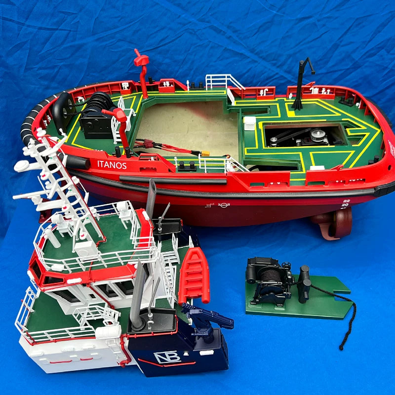 1/40 3D PRINT ASD 2500W Uzmar Rc Full Rotary Tug Model Kit