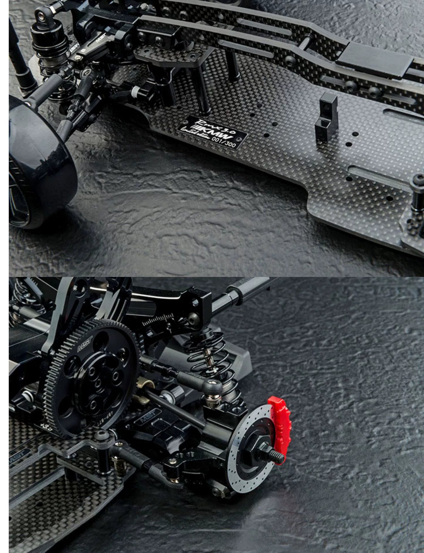 MST RMX3.0 KMW 1/10 Full OP RRX RC DRIFT CAR Frame 532195BK
