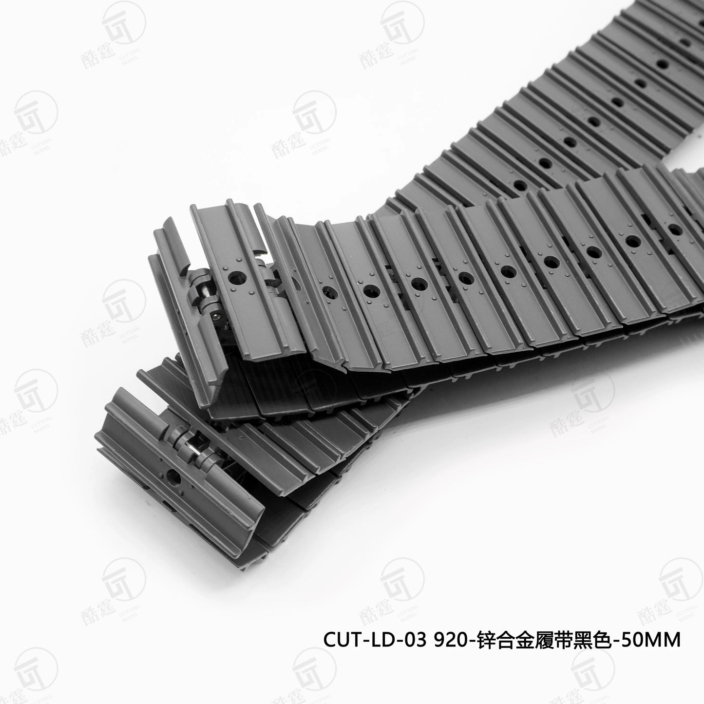 CUT-LD-03 R920 Rc Hydraulic Excavator Zinc Alloy Track 50MM Wide
