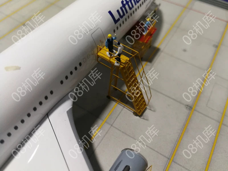 1/200 Airliner Model Scene Alloy Repair Rack 10pcs Set