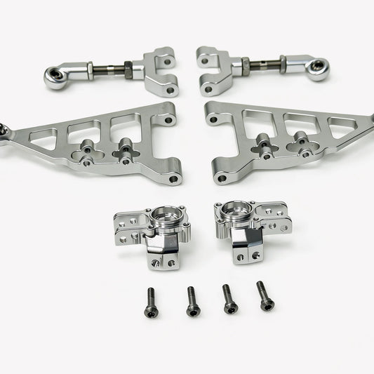 Traction Hobby KM RAM 1500 1/8 4wd Rc Car Op Parts Metal Swing Arm Steering Cup Tie Rod Full Set