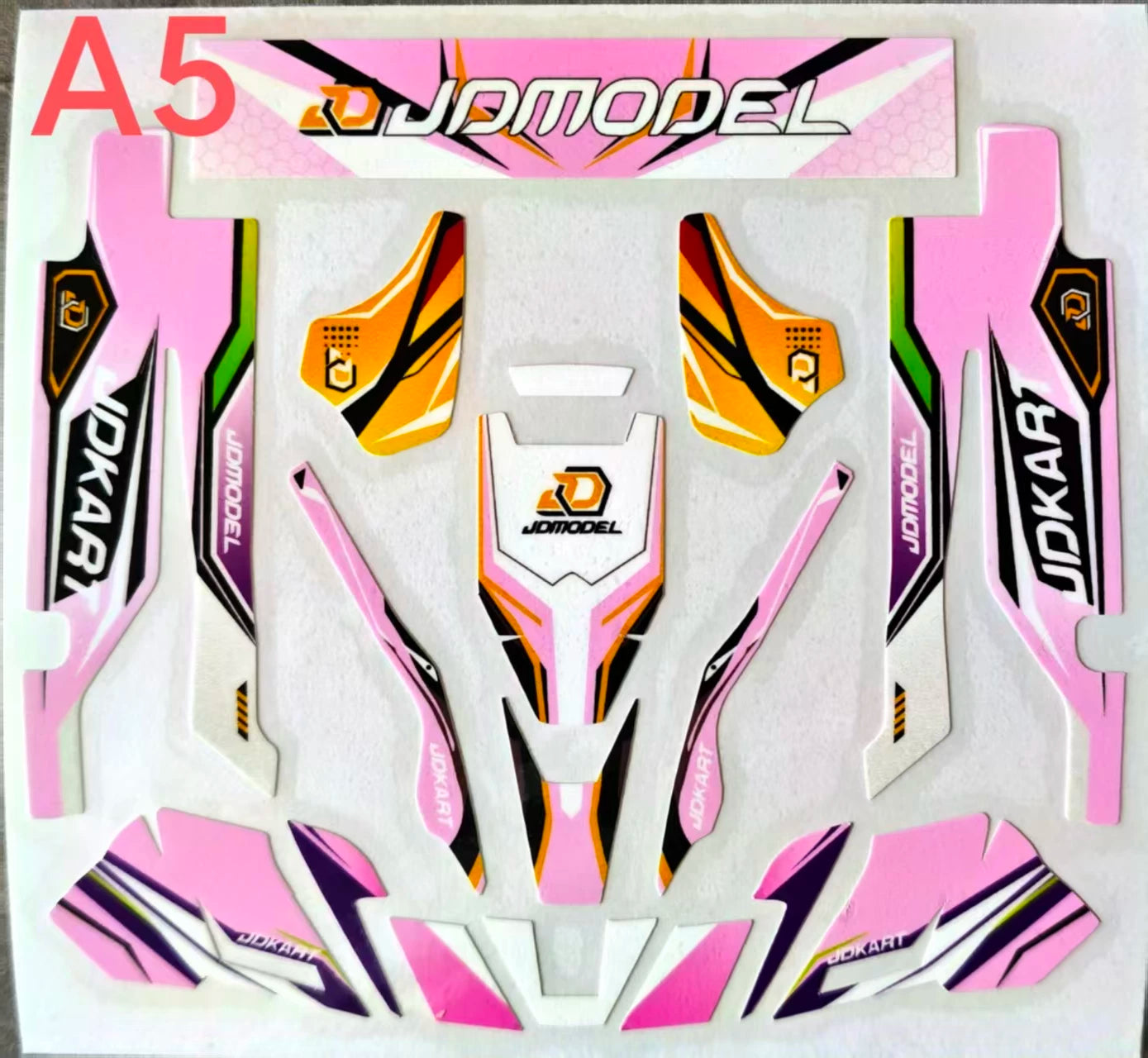 JDMODEL JDM-298Q RC 1/10 Kart Sticker