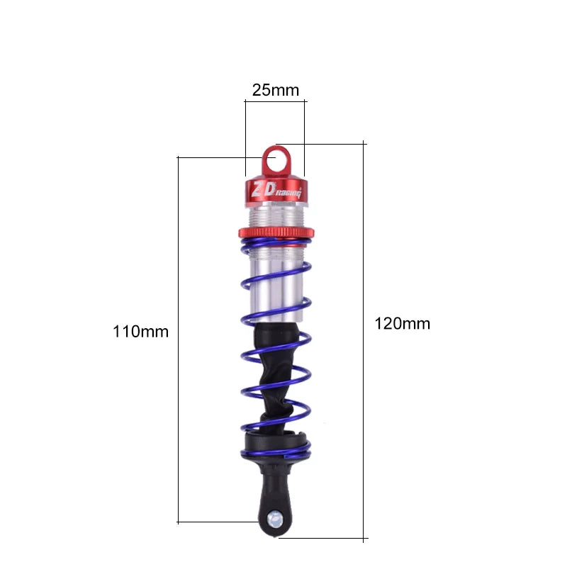 ZD Racing 1/8 RC front and rear shock absorbers 1 pair