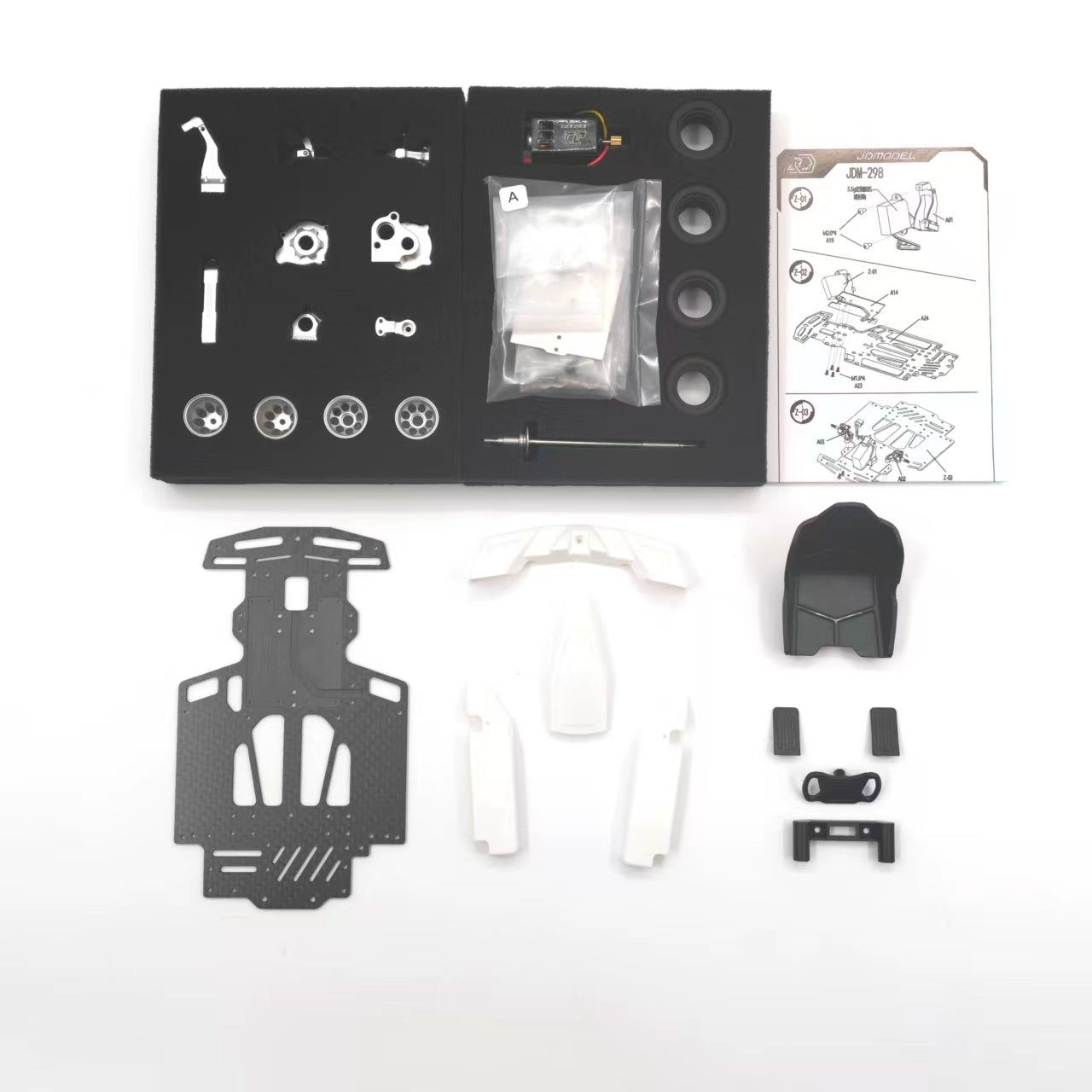 JDMODEL JDM-298 1:10 RC Kart Model KIT RTR