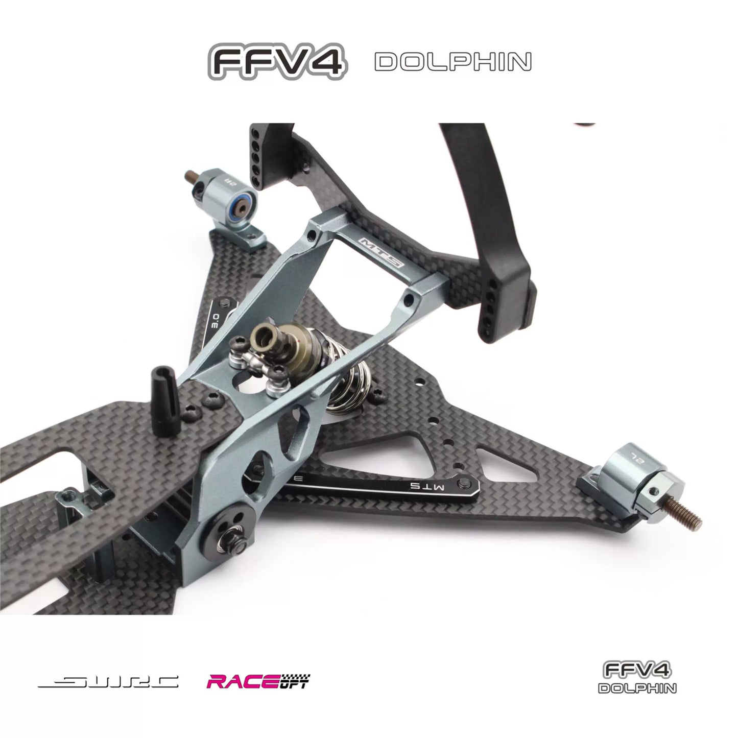SNRC MTS FFV4 Dolphin 1/10 RC Car Frame kit