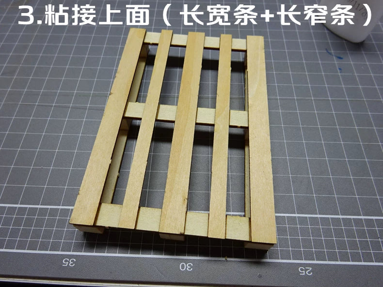 KAYA 1/14 Tamiya Rc Tractor Scene Model Wooden Pallet CJ003 10PCS
