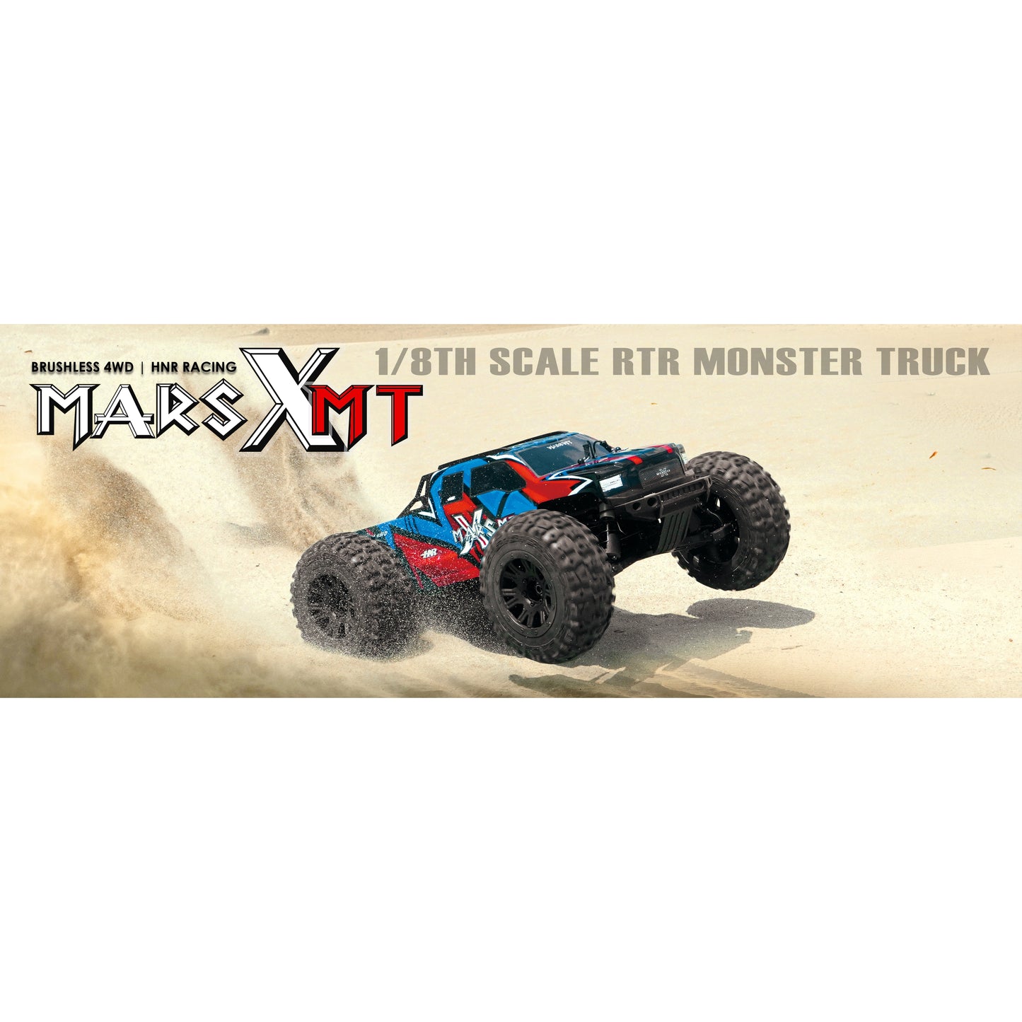 HNR H9902 1/8 4wd Brushless X-MARS MT Rc Car RTR