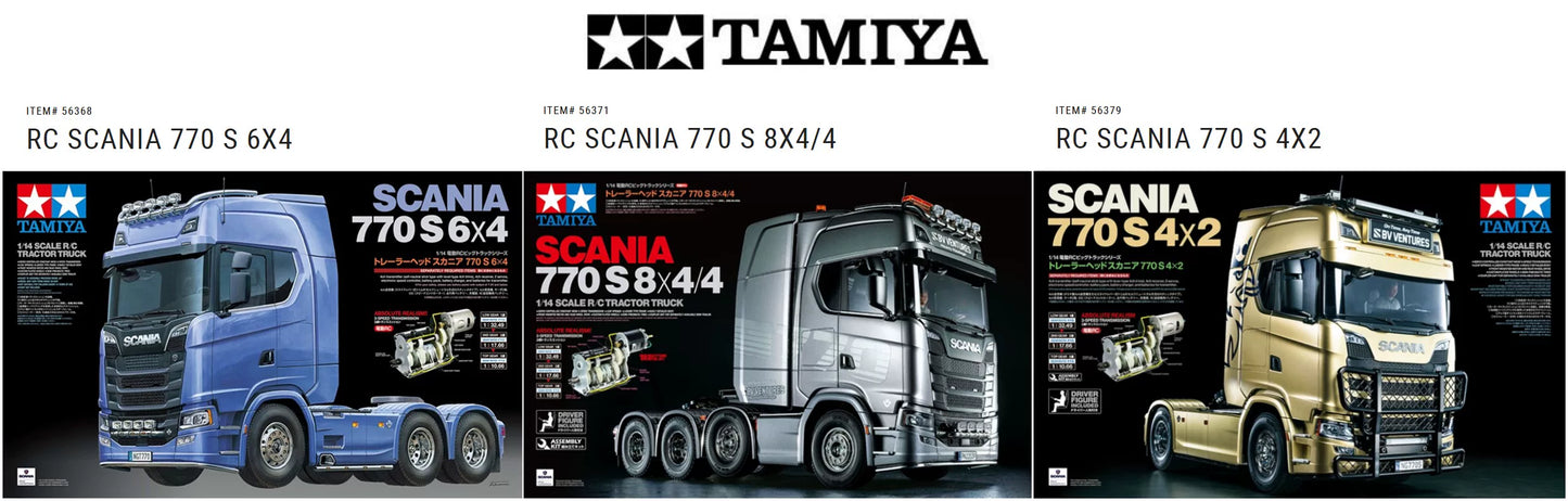 JUWUBA TAMIYA 1/14 Scania SCANIA 770S Rear View Mirror with Light 770-U23