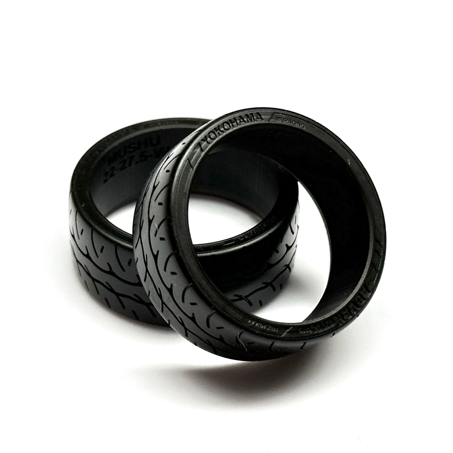 2Pcs 20mm22mm AD09 drift hard tire for 1/24 rc drift car