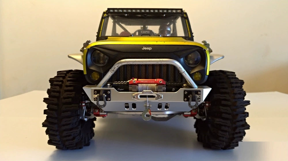 CAPO Jkmax 1/8 Rc Car Aluminum Alloy Metal Front Bar Op Parts