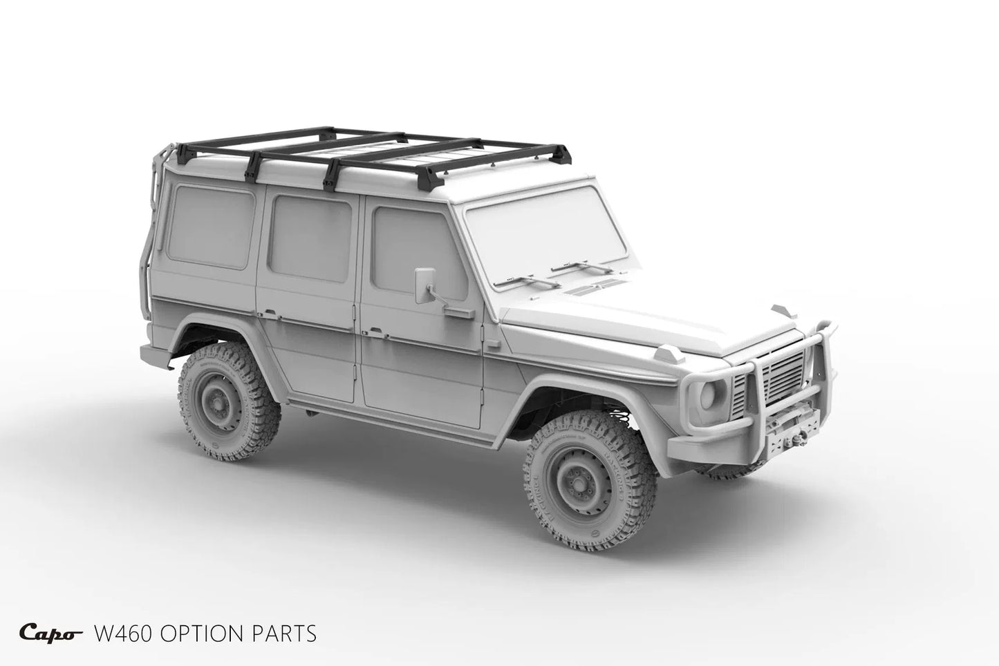 Capo W460 CD158211 1/8 RC CAR OP Metal Bumper Spotlight Winch  Luggage Rack Ladder Armor Tail Hook Pulley collection