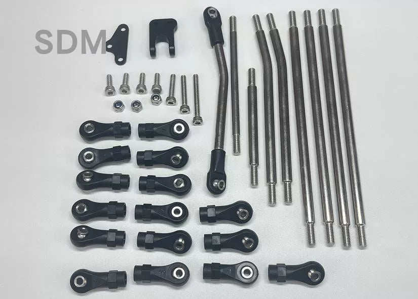 SDM SCX10 3rd Generation TRX4 VP 1/10 Pipe Frame Rc Car Constant Speed Steering Differential Speed Lock Rc Climbing Car Axle DA05