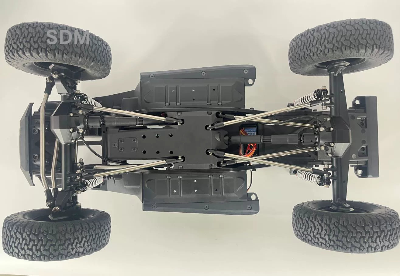 SDM SCX10 3rd Generation TRX4 VP 1/10 Pipe Frame Rc Car Constant Speed Steering Differential Speed Lock Rc Climbing Car Axle DA05