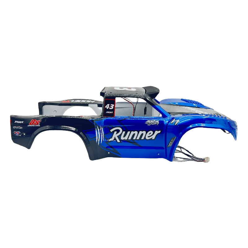 FSR 1/7 Desert Storm RC CAR SHELL with Light Set 415MM Wheelbase