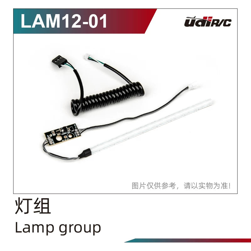 UDIRC S12 1203 Rc Car Electronic Parts/motor/ESC/receiver/steering Gear/lamp Set Repair Parts