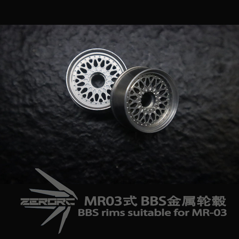Zerorc Rw00s 1/24 RC Drift Car MR03 BBS 22mm Metal Wheels