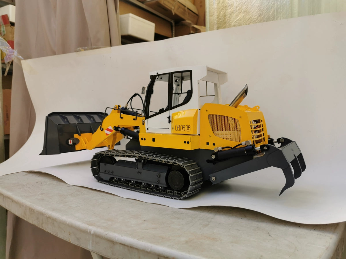 Wsz 666 1/12 All Metal Remote Control Hydraulic Track Loader RTR