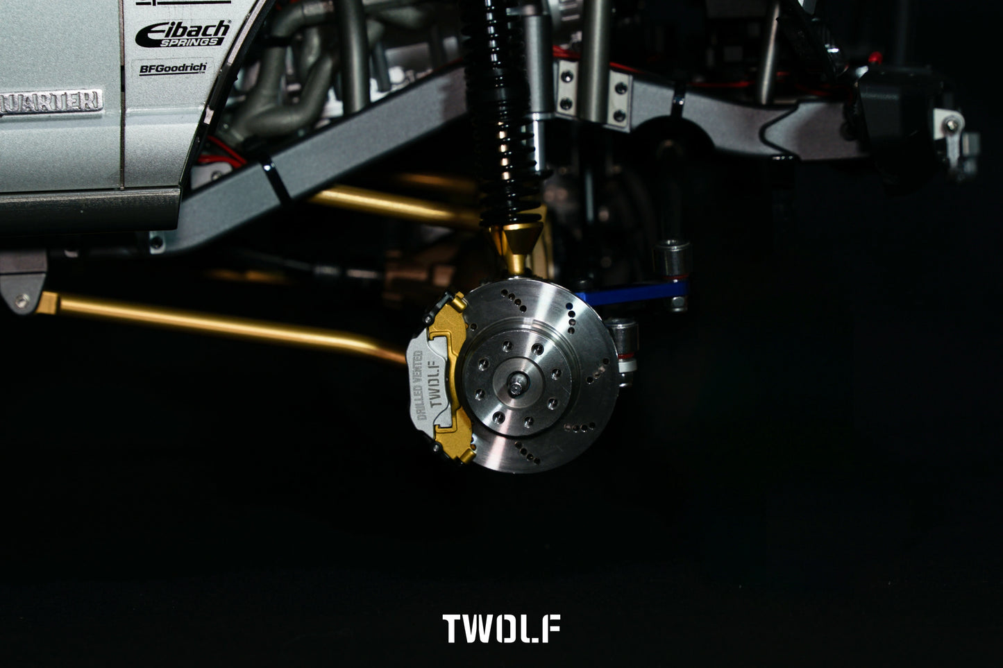 TWOLF M715 1/8 Rc Car Disc Brake Caliper Pedal Op Parts