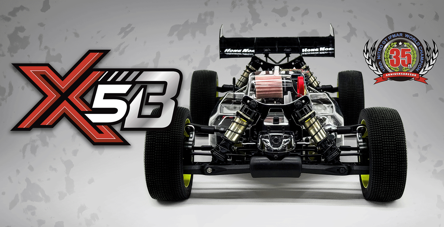 Hnr Rally Kit HNR HONG NOR 2025 X5B 1/8 RC Oil-powered Off-road Frame Kit – RCOPWORLD
