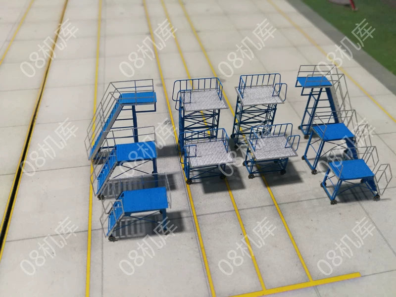 1/200 Airliner Model Scene Alloy Repair Rack 10pcs Set