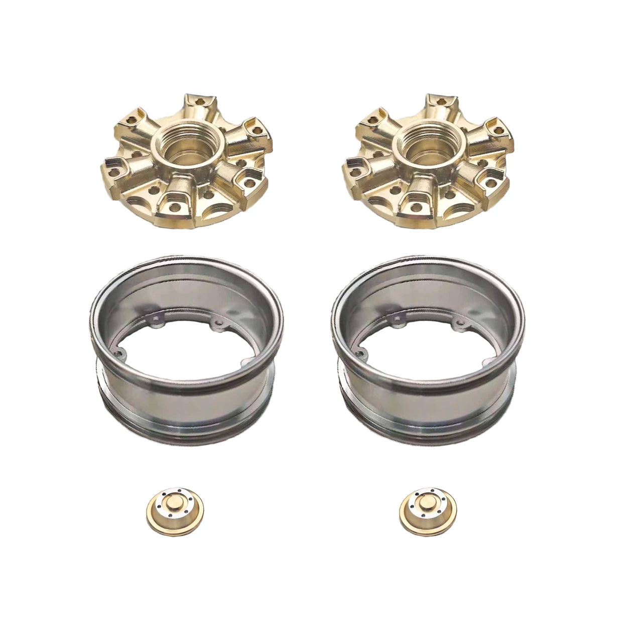 JDMODEL JDM-220 JDM-221 1:14 RC Truck Metal Banner Front and Rear Wheel Hub 1 Pair