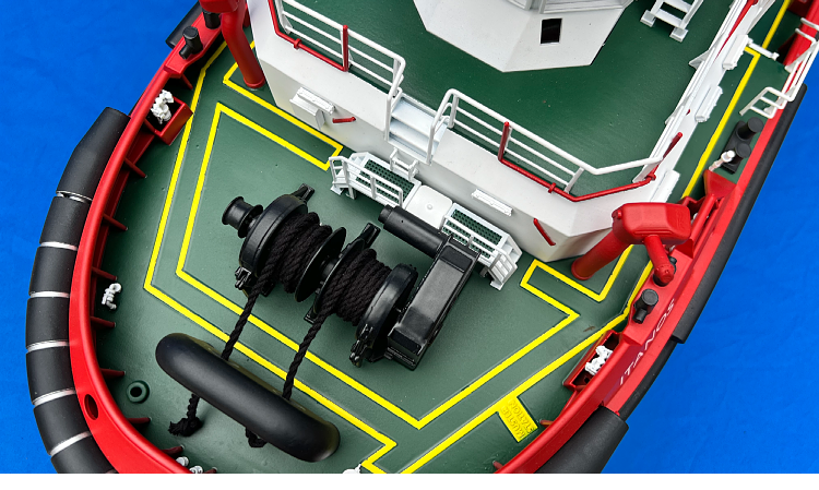 1/40 3D PRINT ASD 2500W Uzmar Rc Full Rotary Tug Model Kit