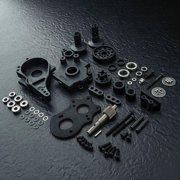 MST RMX/RRX 1/10 RC DRIFT CAR Spur Rear Gearbox Motor Seat Ball Differential Drive Kit 210651BK/R